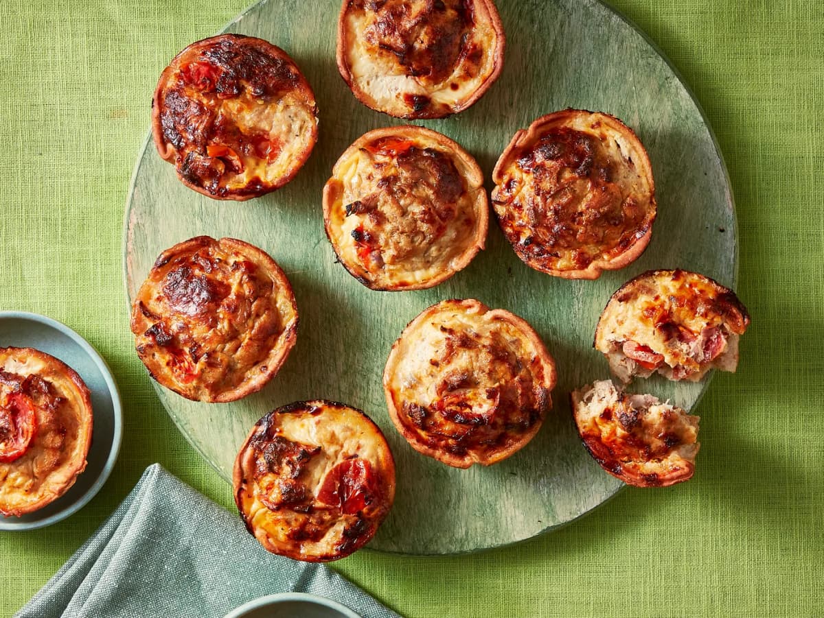 Mini-quiches met tonijn