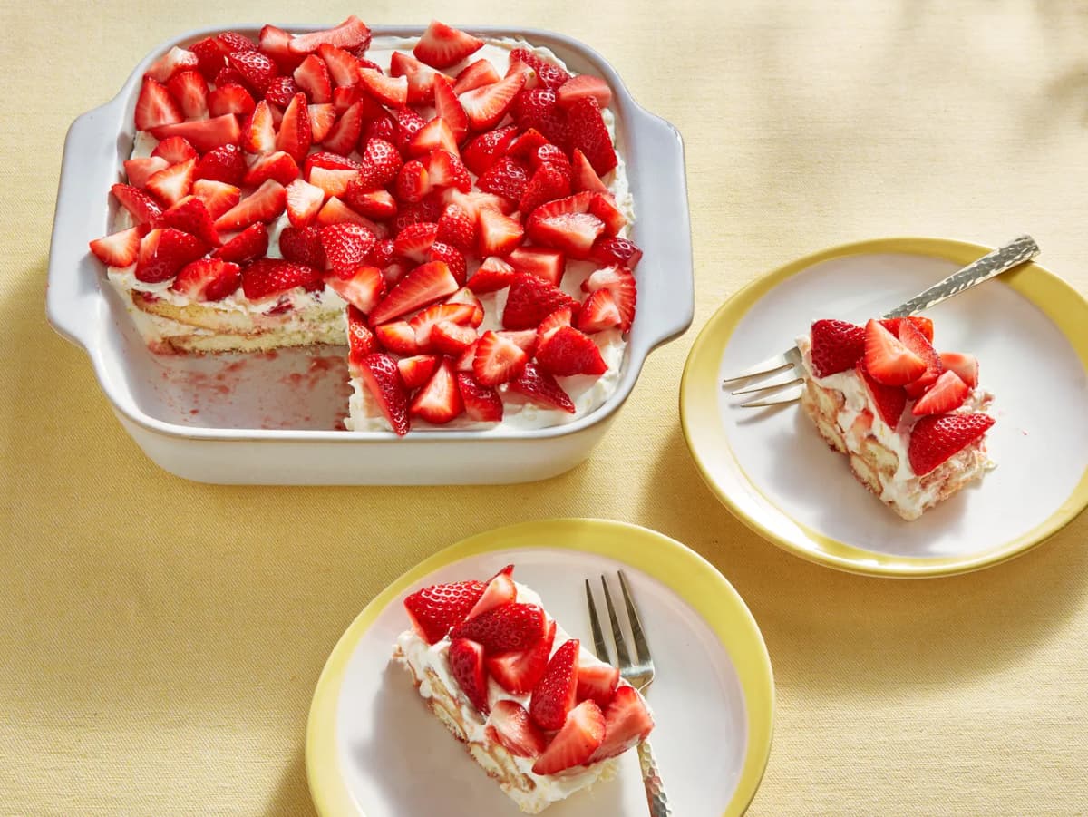 Aardbeien tiramisu met citroen