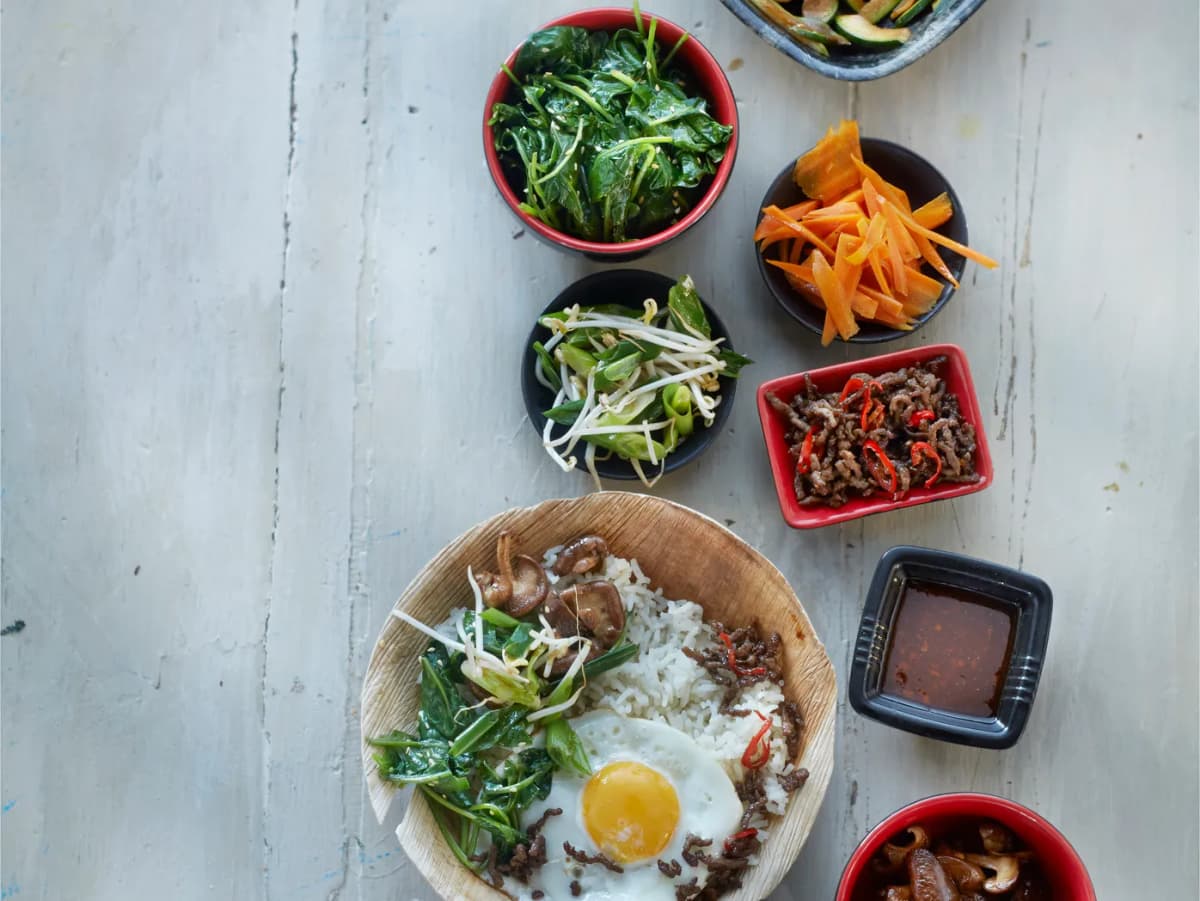 Koreaanse bibimbap