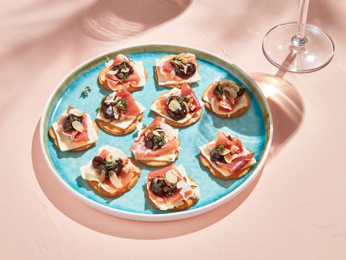 Toastje brie met parmaham